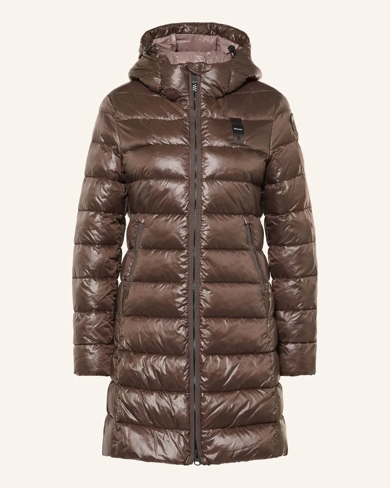 Blauer Steppmantel Adelaide braun Braun