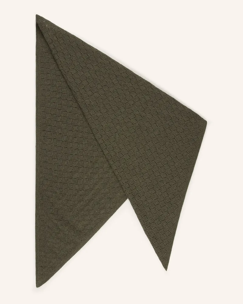 Johann & Johanna Dreieckstuch gruen Khaki