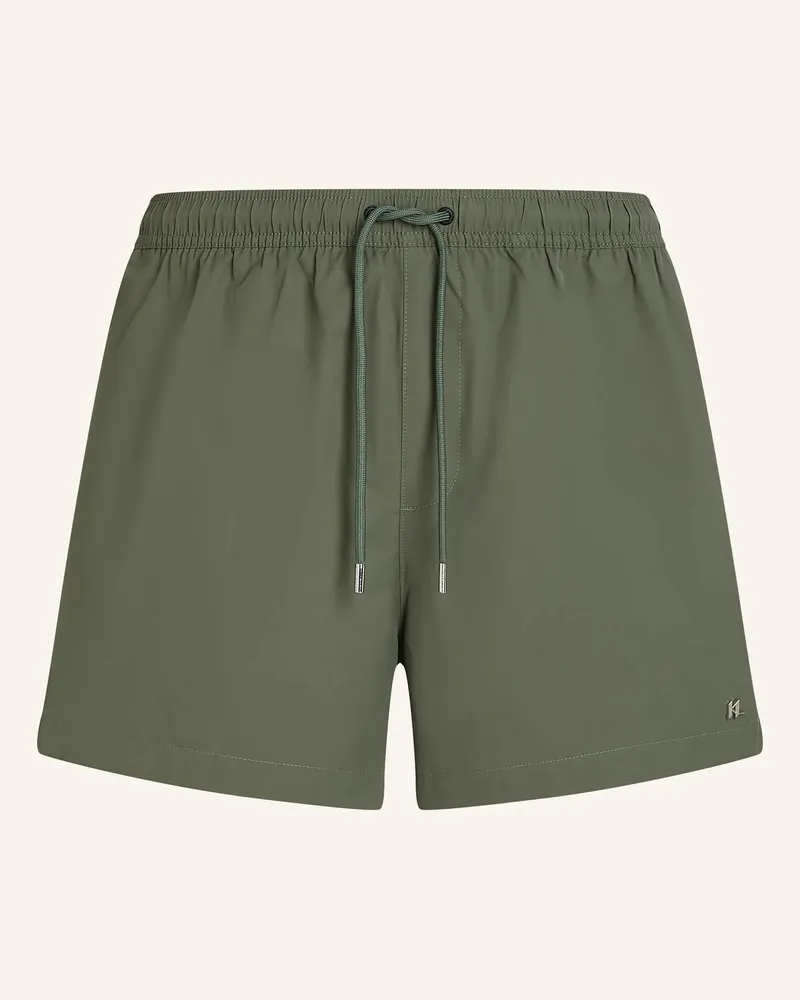 Karl Lagerfeld Bikini-Hose gruen Dunkelgrün