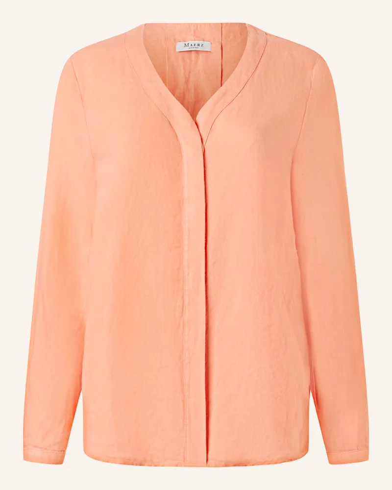 Maerz Leinenbluse orange Lachs