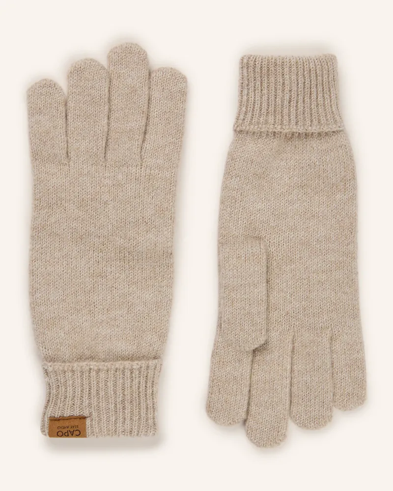 Capo Handschuhe beige Beige
