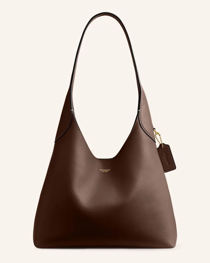 Coach Beuteltasche Brooklyn Small braun Dunkelbraun