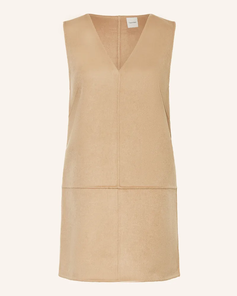 Calvin Klein Kleid Camel