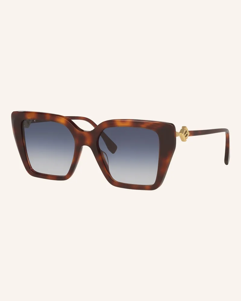 Fendi Sonnenbrille fn000853 schwarz Havana