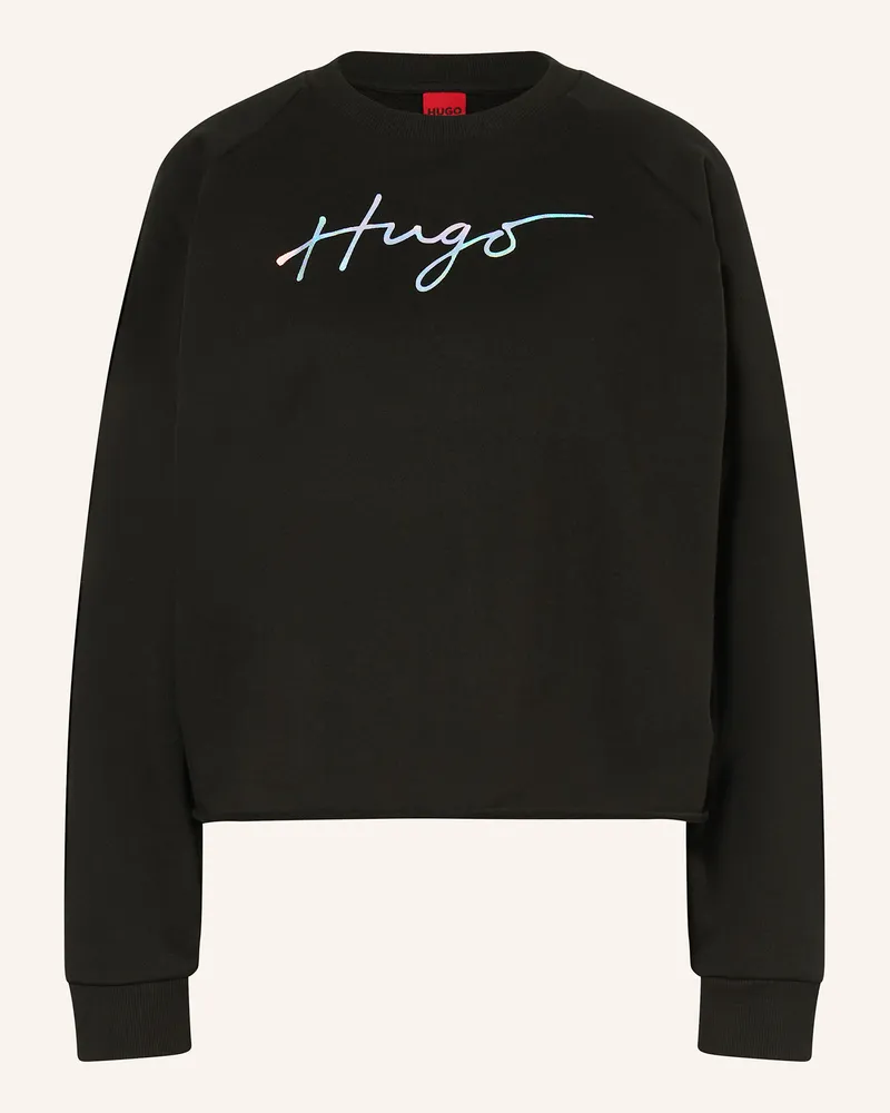 HUGO BOSS Sweatshirt DARACE Schwarz