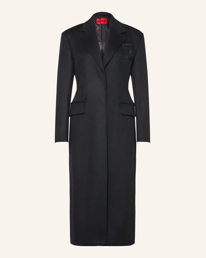 HUGO BOSS Mantel Mistro schwarz Schwarz