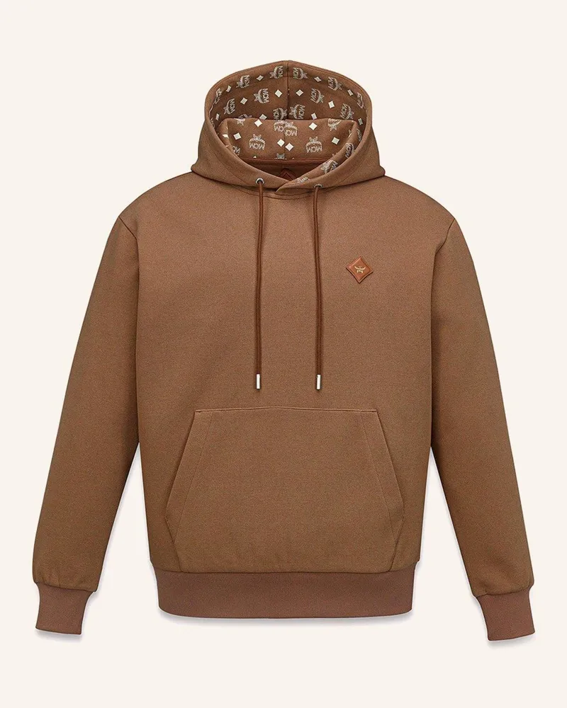 MCM Kapuzenpulli braun Cognac