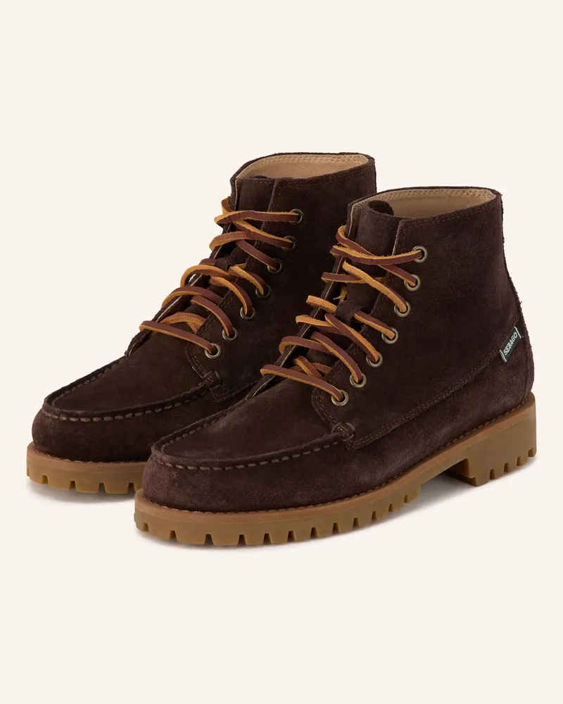 Sebago Schnürboots Parker braun Dunkelbraun