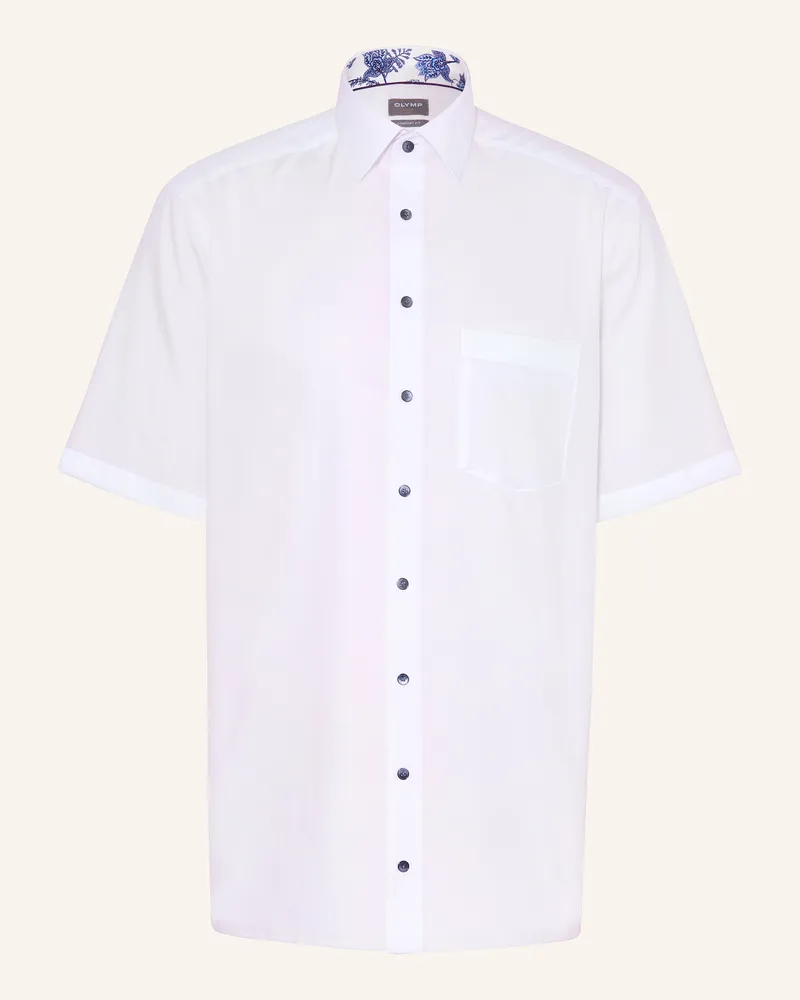 Olymp Kurzarm-Hemd Luxor comfort fit Weiss