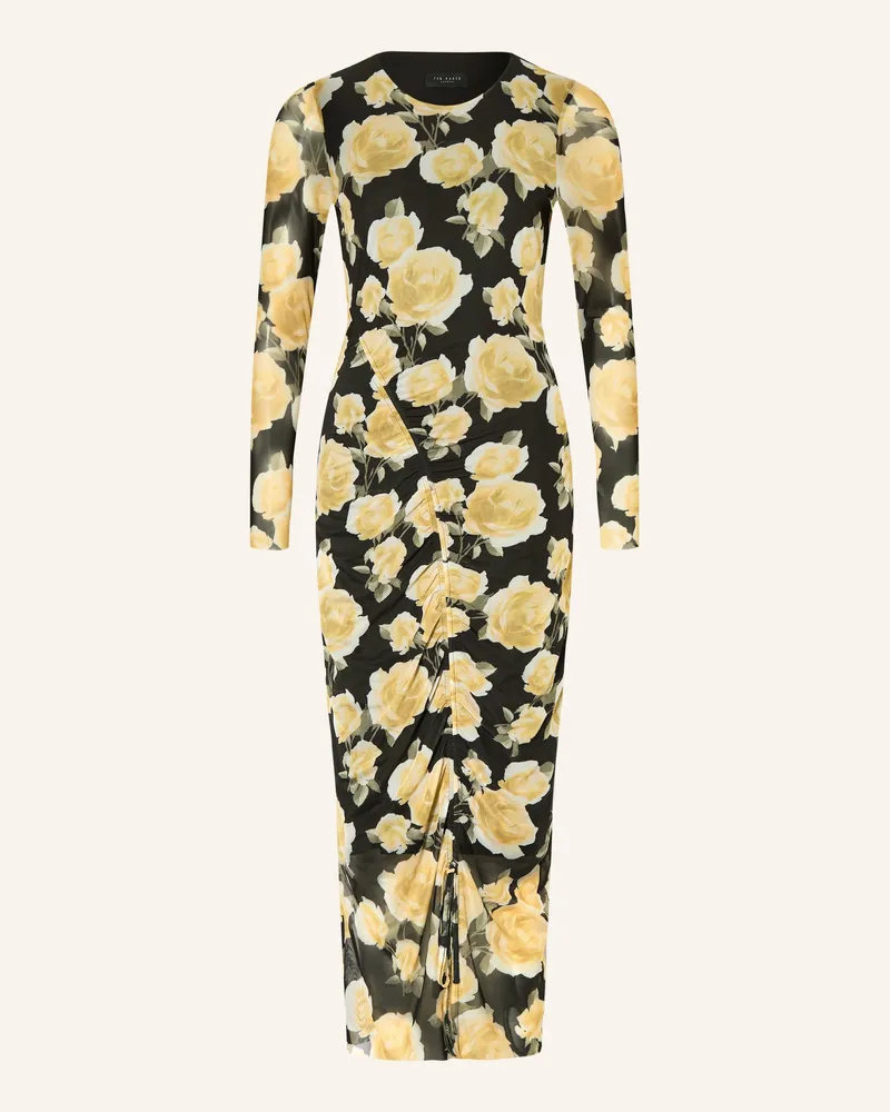 Ted Baker Mesh-Kleid Elvyn schwarz Schwarz