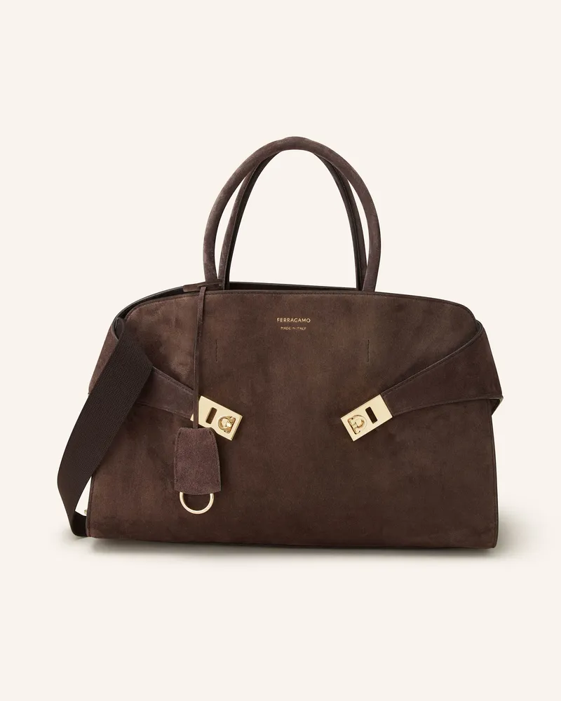Ferragamo Handtasche HUG Dunkelbraun