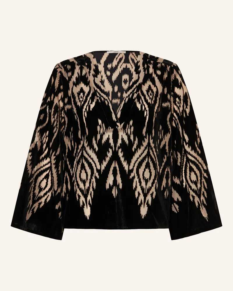 ba&sh Blusenshirt ARRIET aus Samt Schwarz