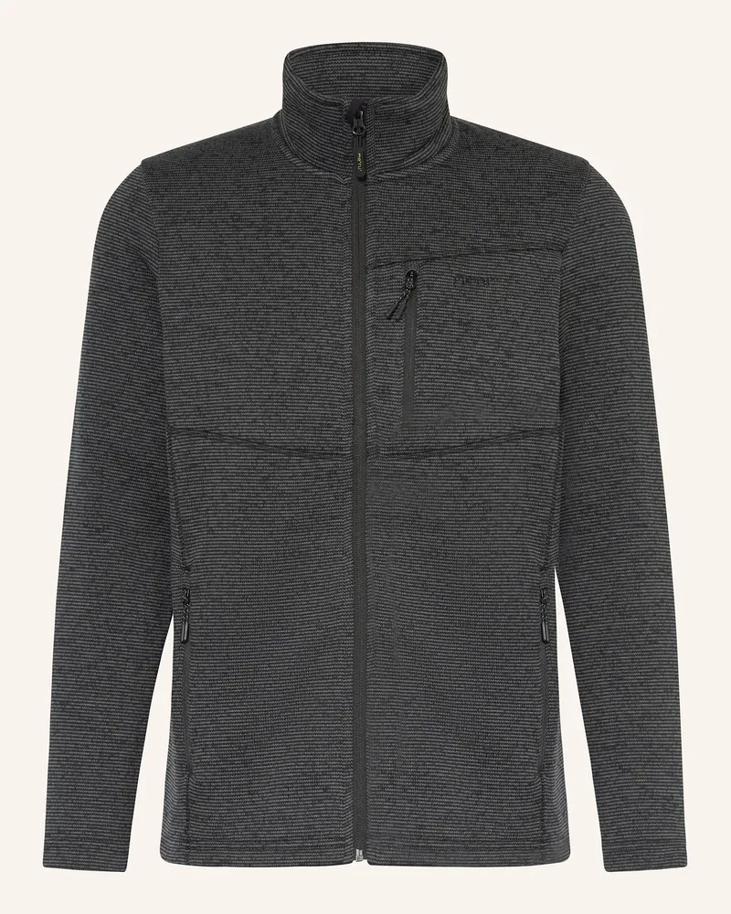 me°ru' Fleecejacke BERGEN Schwarz