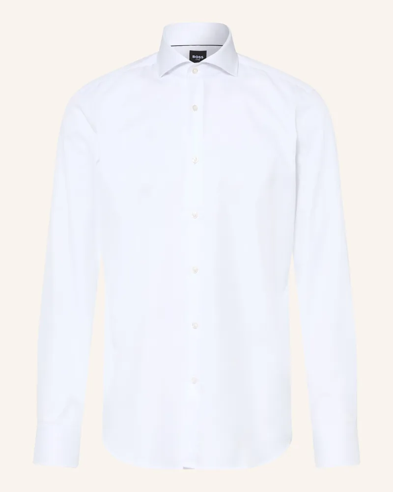 HUGO BOSS Hemd Joe Regular Fit weiss Weiss