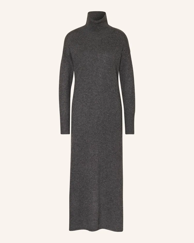 Mrs & HUGS Strickkleid aus Cashmere Dunkelgrau