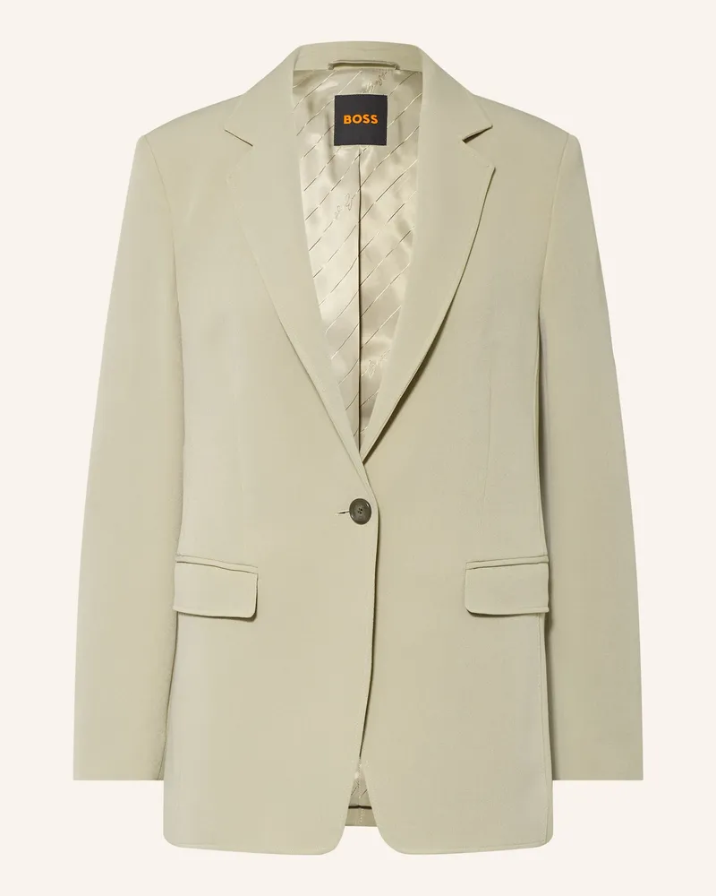 HUGO BOSS Blazerweste Jabla gruen Beige