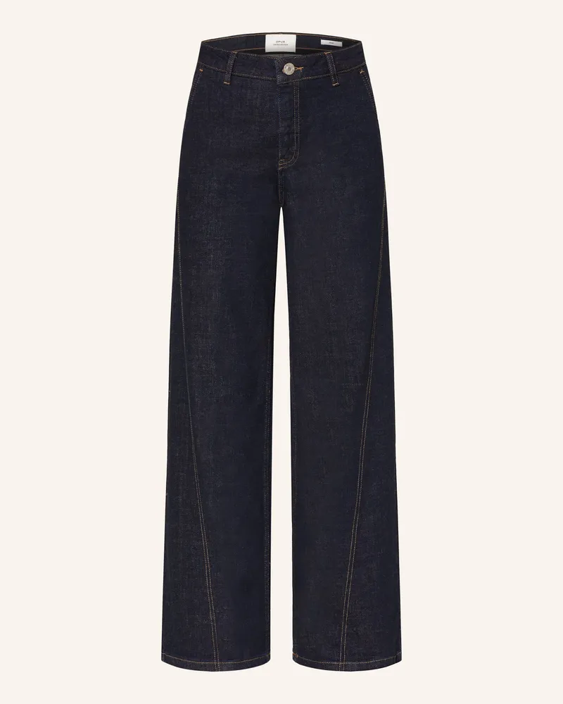 OPUS Wide Leg Jeans Miva blau 70045