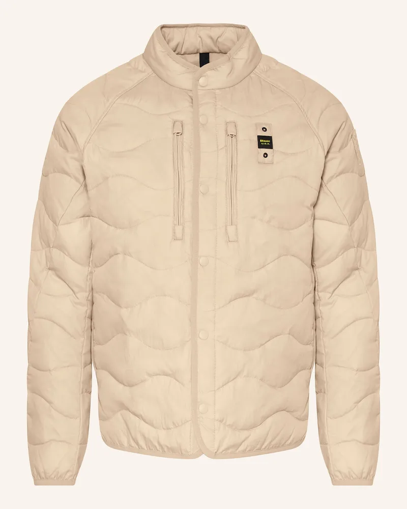 Blauer Steppjacke TOVAR Beige