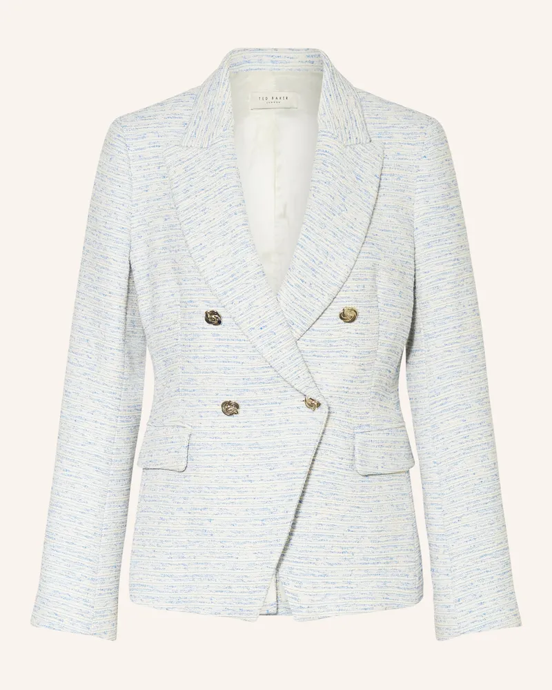 Ted Baker Leinenblazer Acadie blau Weiss