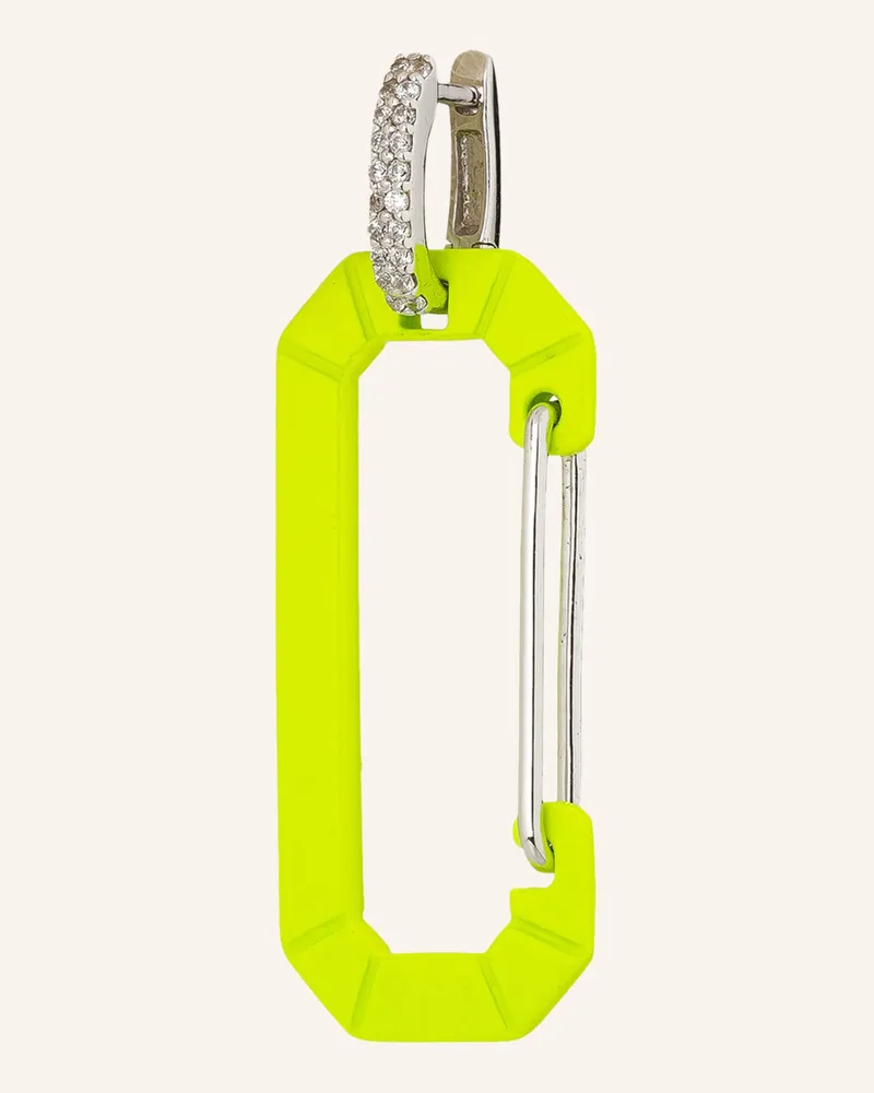 EÉRA Ohrring Chiara Big Mit Diamanten gelb Silber