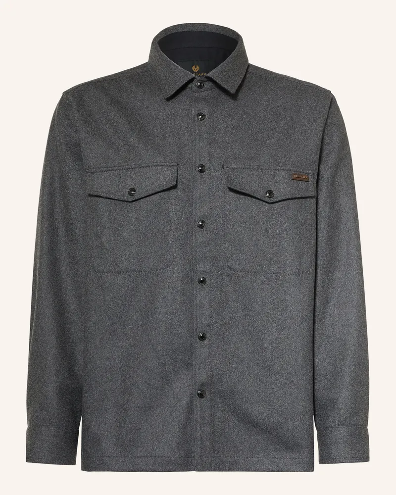 Belstaff Overjacket Castle Aus Flanell grau Dunkelgrau