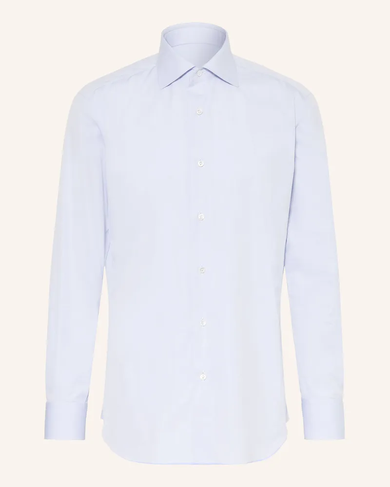 Brioni Hemd Comfort Fit blau Hellblau