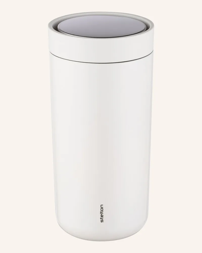 Stelton Thermobecher To Go Click weiss Weiss