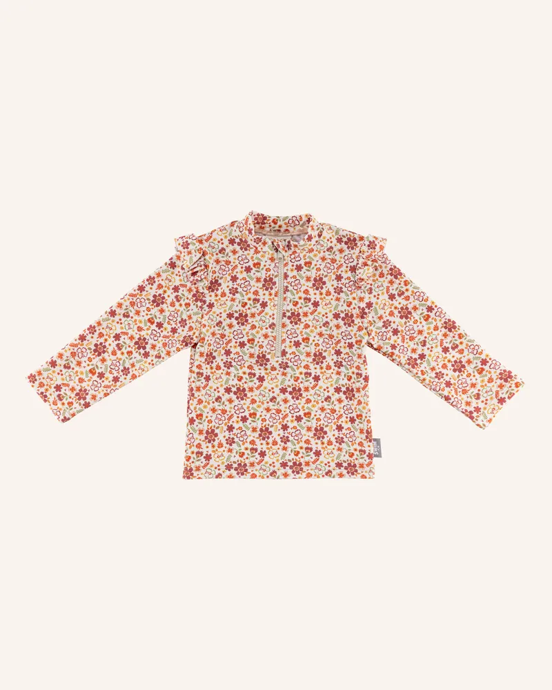 Sterntaler Badeshirt langarm Blumen Beige