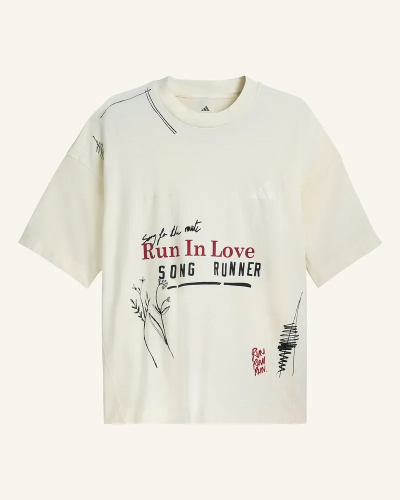adidas T-Shirt weiss Ecru