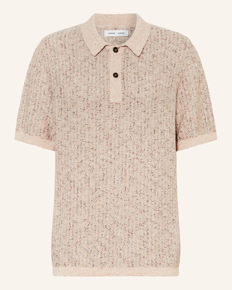 Samsøe & Samsøe Strick-Poloshirt SARSENE Beige