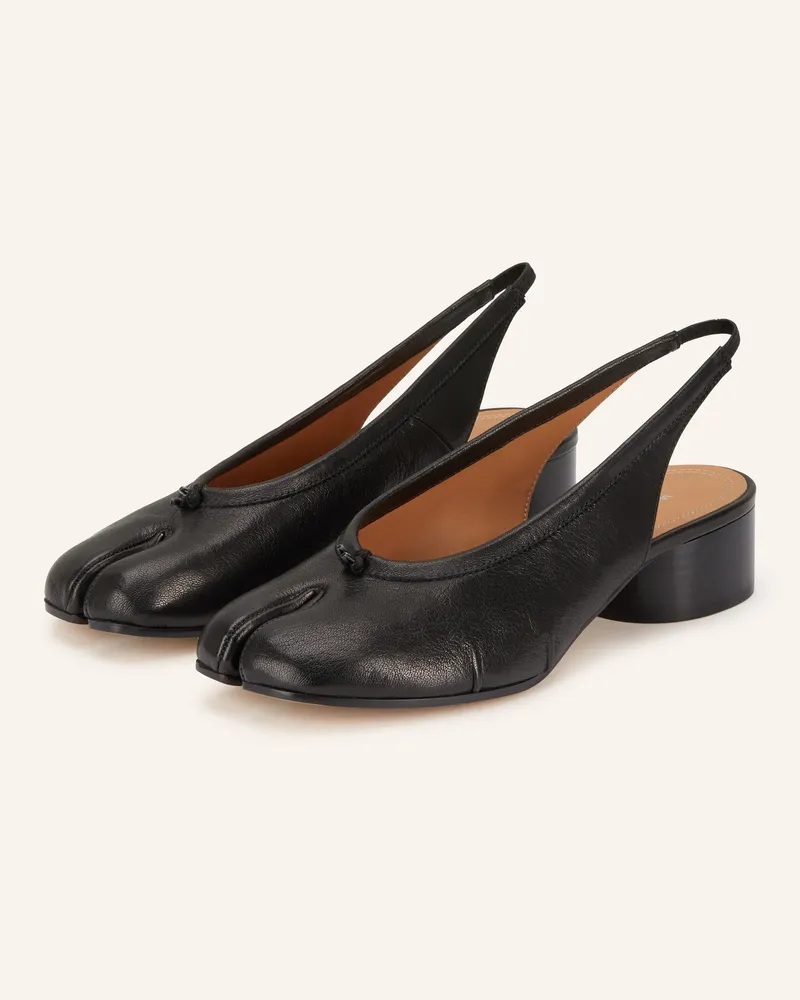 Maison Margiela Slingpumps Tabi schwarz Schwarz