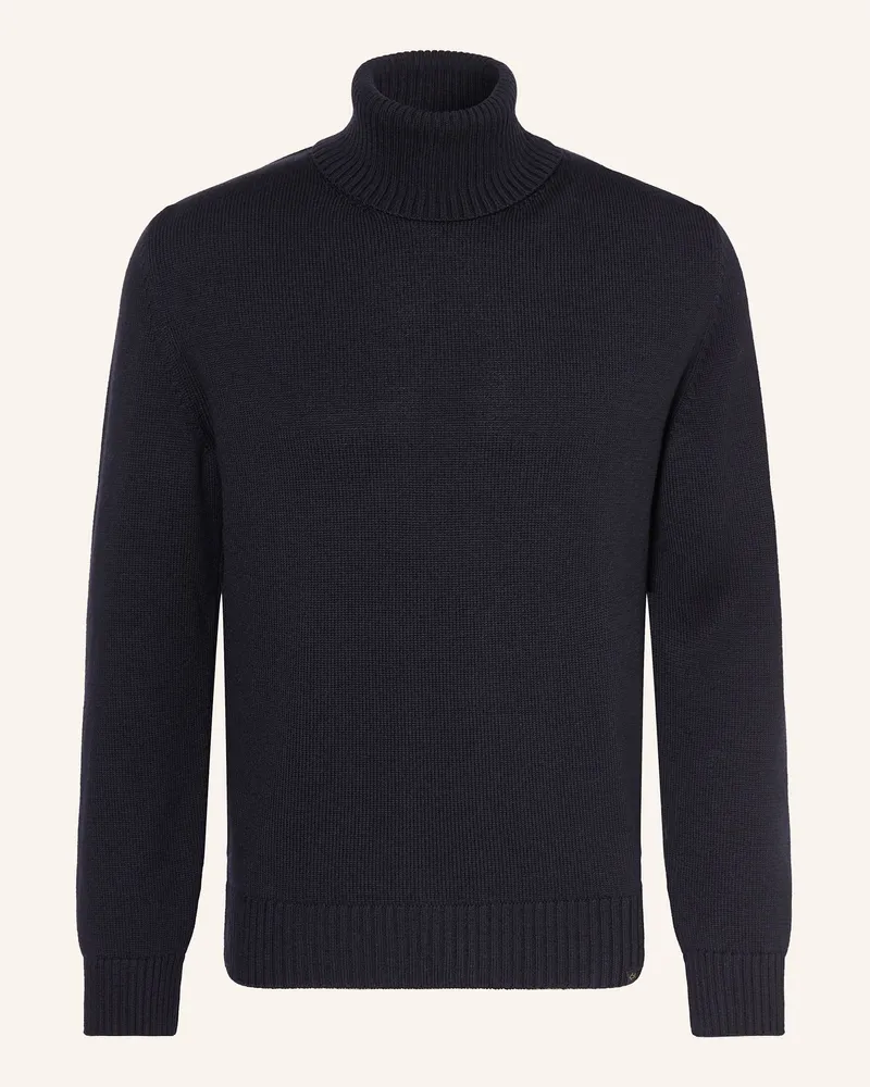 Paul & Shark Rollkragenpullover Dunkelblau
