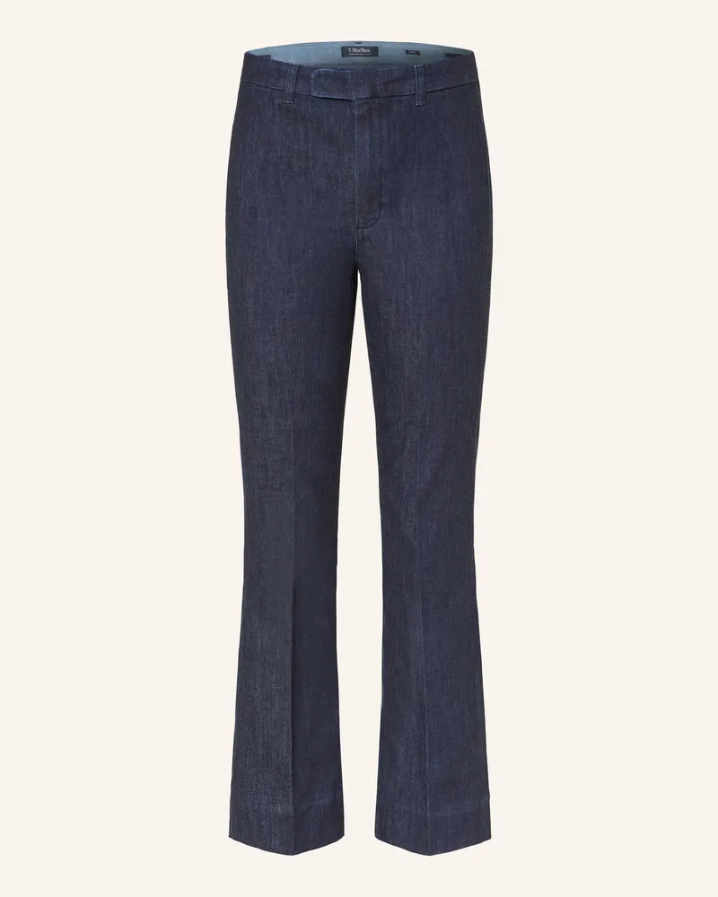 Max Mara Bootcut Jeans Diana blau 001