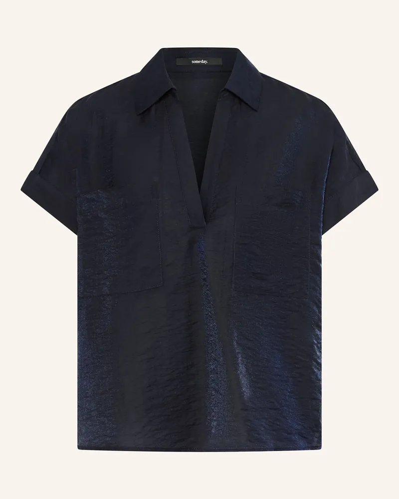someday. Blusenshirt Zleana blau Dunkelblau