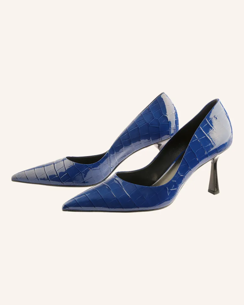 Högl Lack-Pumps blau Blau
