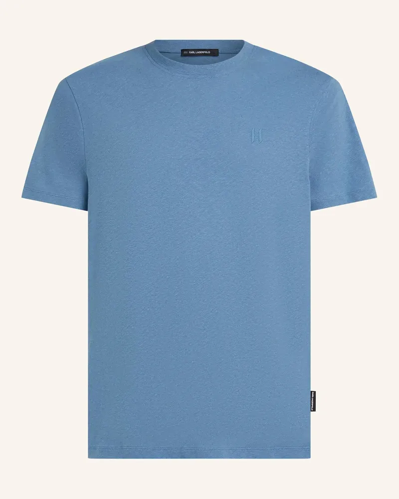Karl Lagerfeld T-Shirt blau Blau