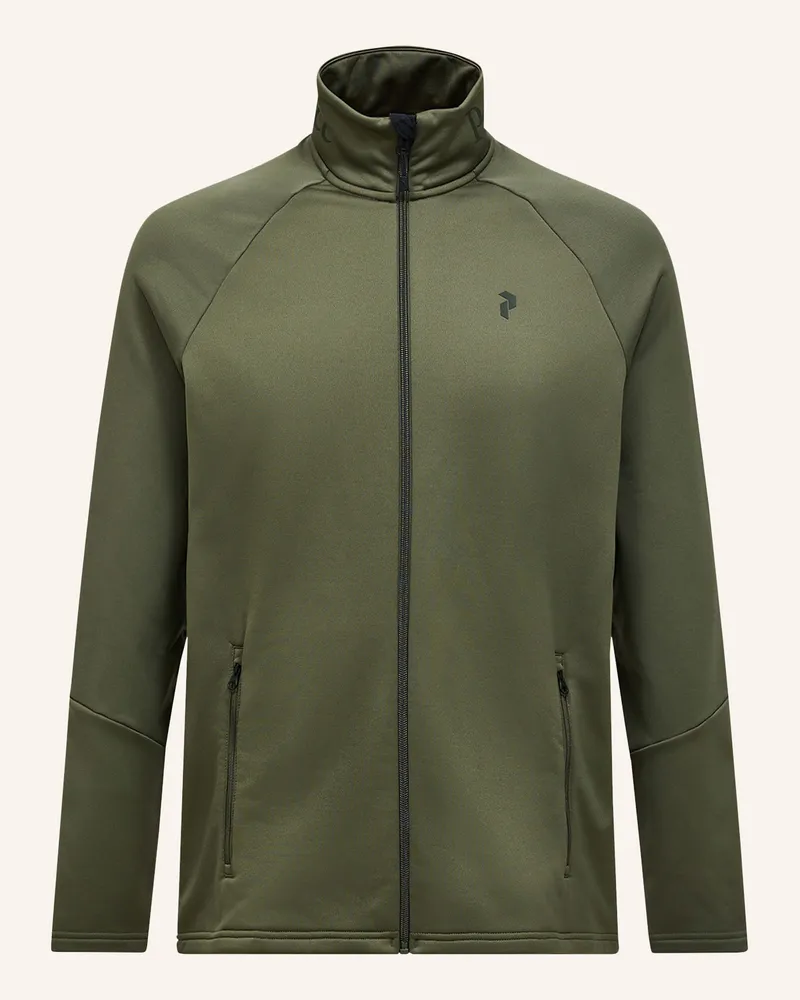 Peak Performance Midlayer-Jacke RIDER ZIP Oliv