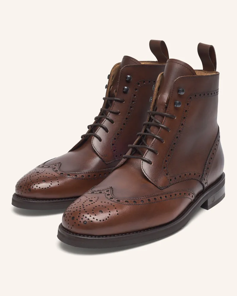 Henry Stevens Schnürboots WINSTON FBDB2 Braun