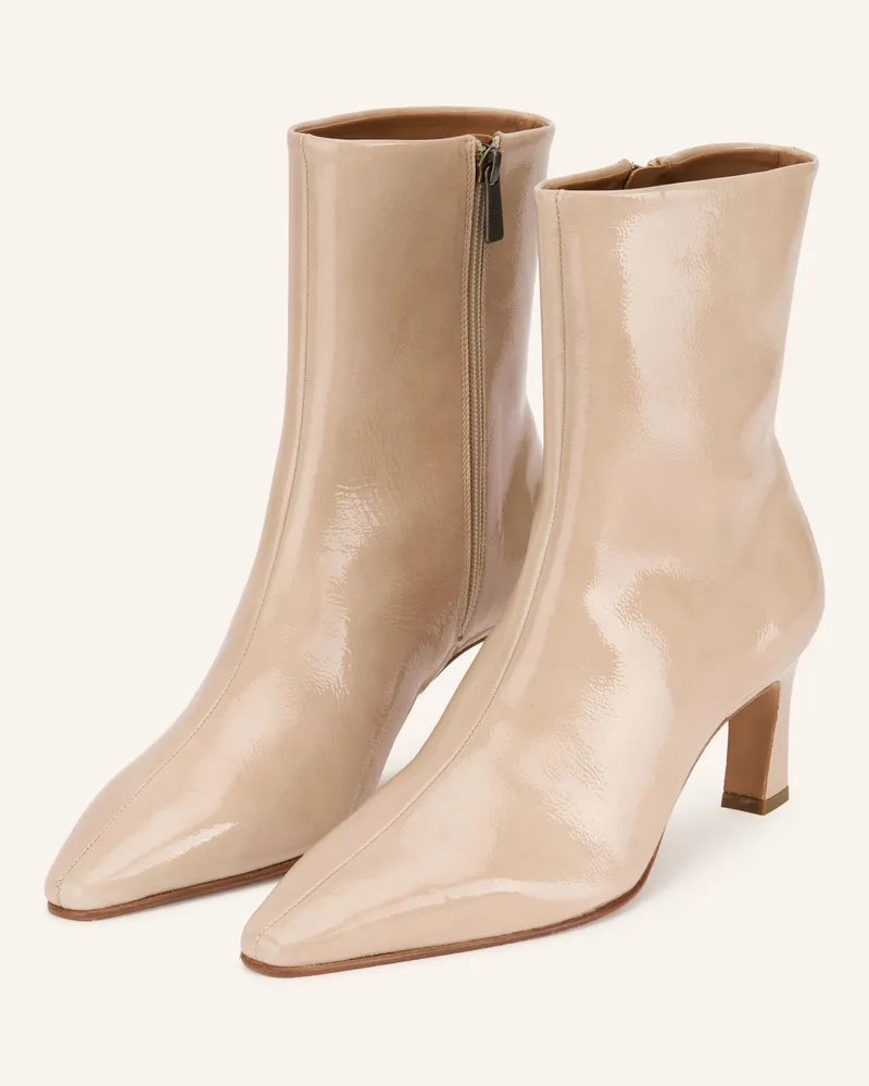 Bobbies Lackstiefeletten Émilie weiss Beige
