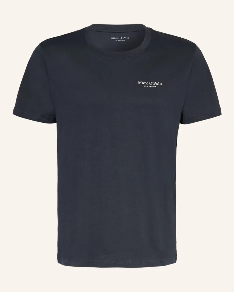 Marc O'Polo Schlafshirt Dunkelblau