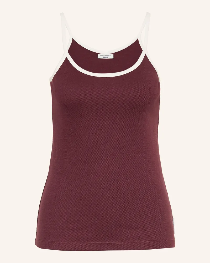 Marc O'Polo Top rot Dunkelrot