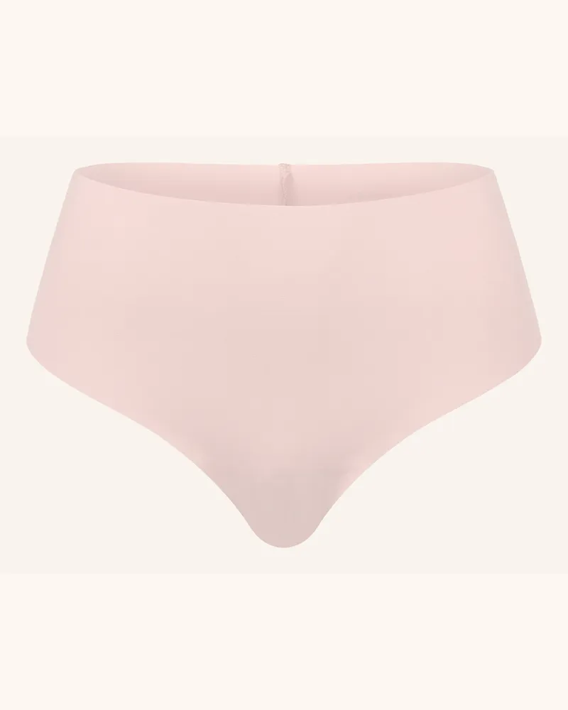 Ehrlich Textil Light Touch High Waist Brazil String Mit Weichem Modal - Nahtlose Kanten rosa Rosa