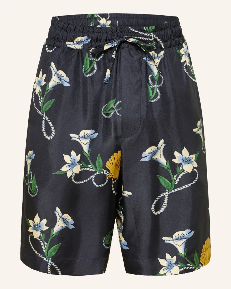 Drôle de Monsieur Seidenshorts blau Dunkelblau