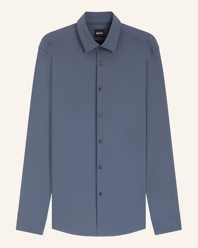 HUGO BOSS Business Hemd P-Hank-S-K-261 Slim Fit blau Hellblau