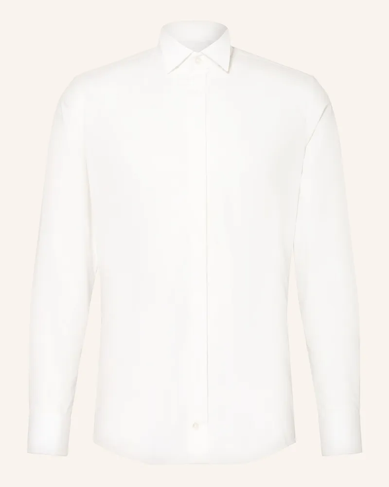 Wilvorst Smoking-Hemd Body Fit weiss Weiss