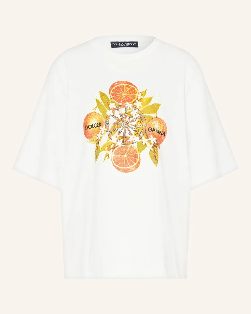 Dolce & Gabbana Oversized-Shirt weiss Weiss