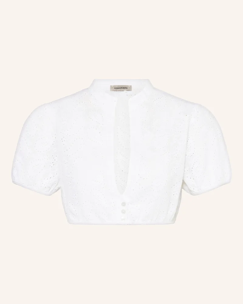 CocoVero Dirndlbluse LANA Weiss