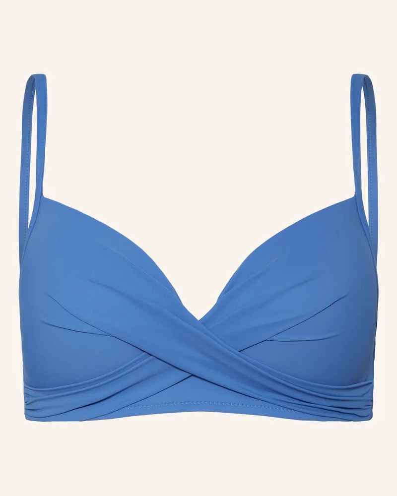Maryan Mehlhorn Bügel-Bikini-Top Elements lila Blau