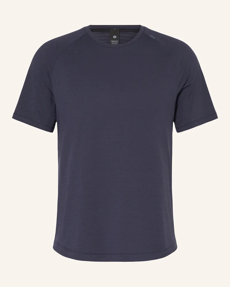 LULULEMON T-Shirt LICENSE TO TRAIN Dunkelblau