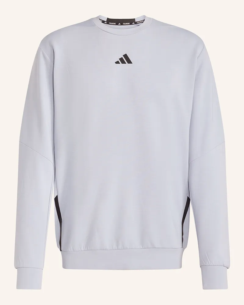 adidas Longsleeve d4t Crew grau Hellblau